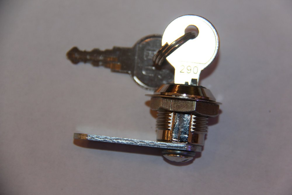 Замок почтовый EU 16х90 мастер прямой ригель металлический ключ